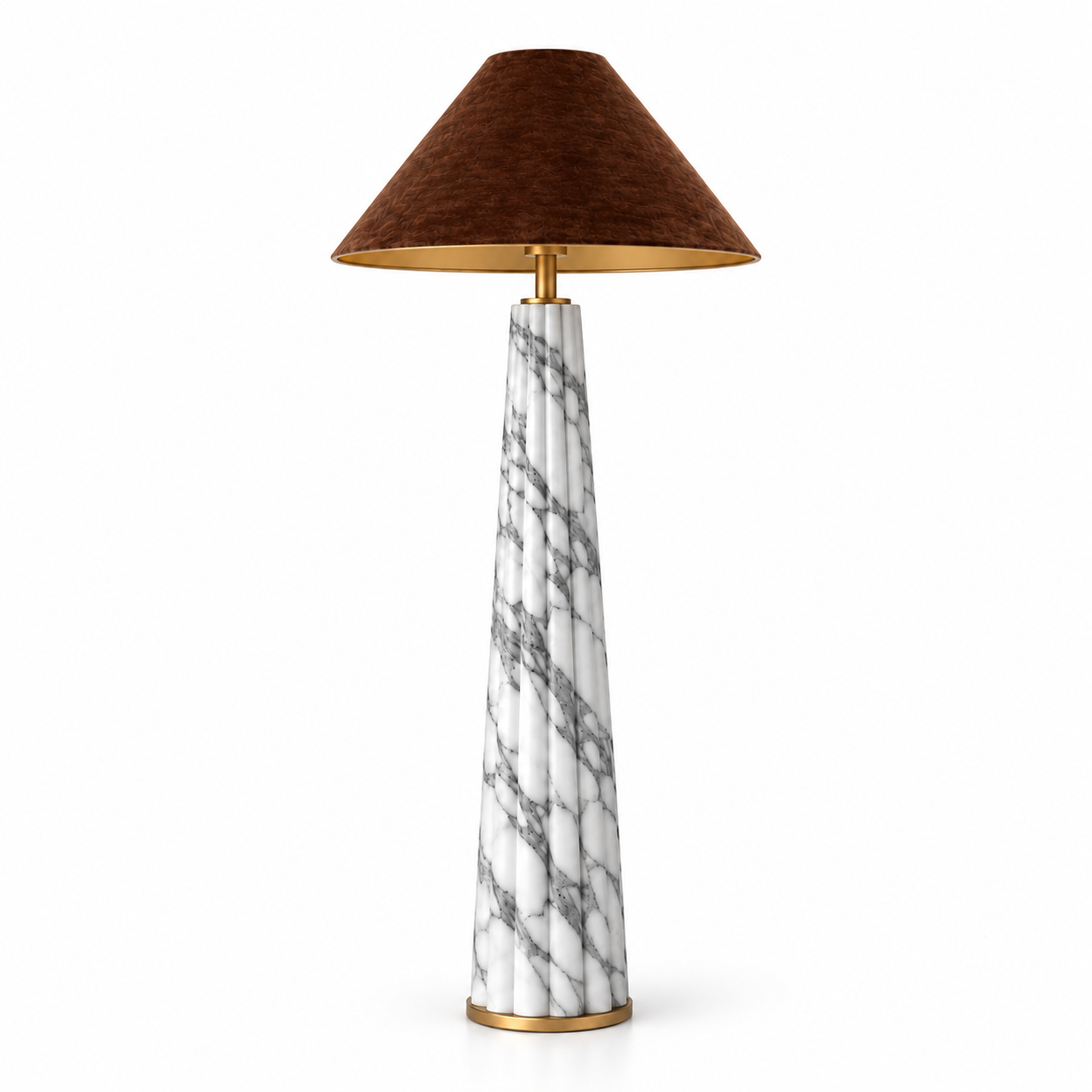 Milano — Floor Lamp in Arabescato marble and brass by Studio IB Milano