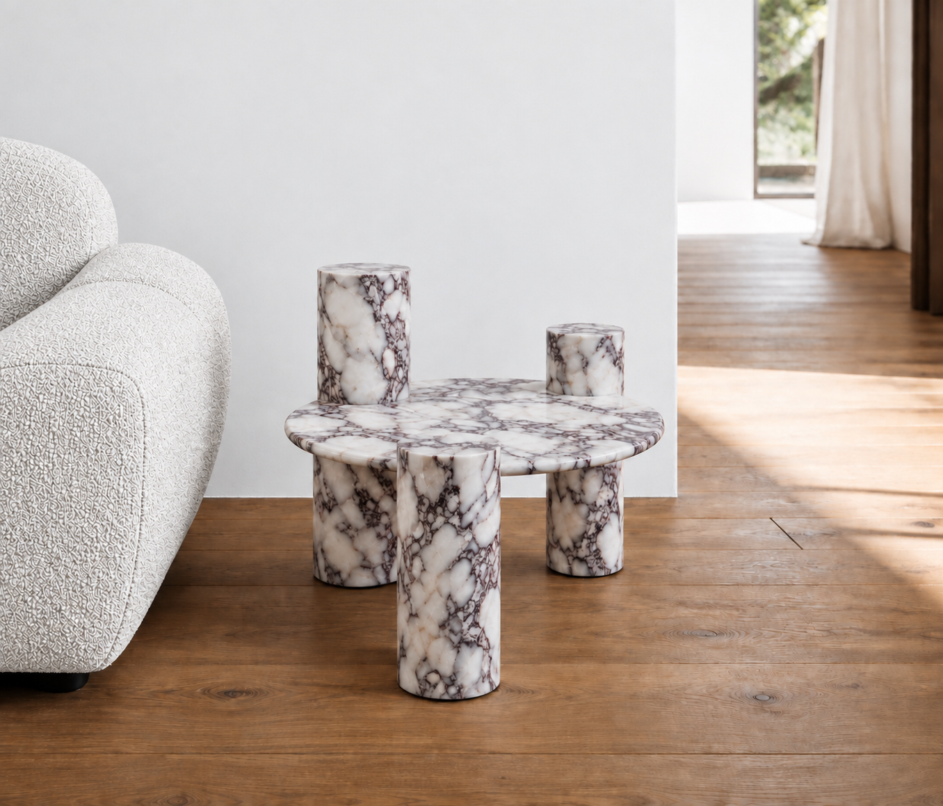 Asimmètrico — Side Table by Studio IB Milano
